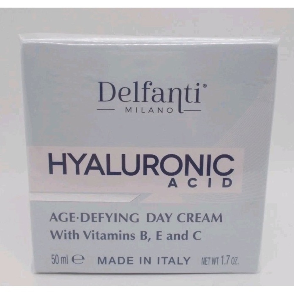 Delfanti Hyaluronic Acid Age Defying Day cream with Vitamain B, E and C NEW